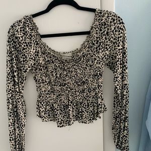 Urban Outfitters Cheetah Top